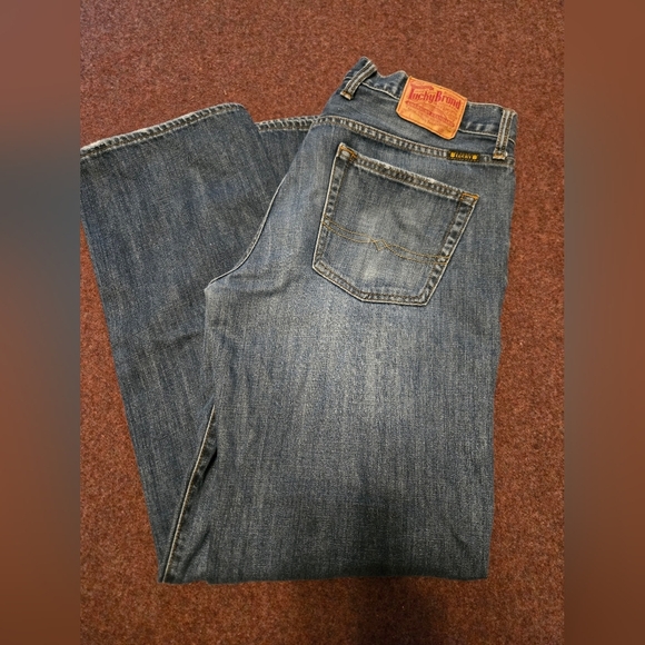 Men's LUCKY 34x32 Jeans Straight Leg - Picture 1 of 10
